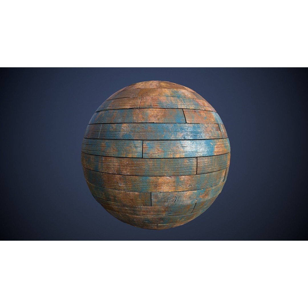 Post-Apocalyptic Environment Set 3D Model – PBR Textures, 25 Materials - View 10