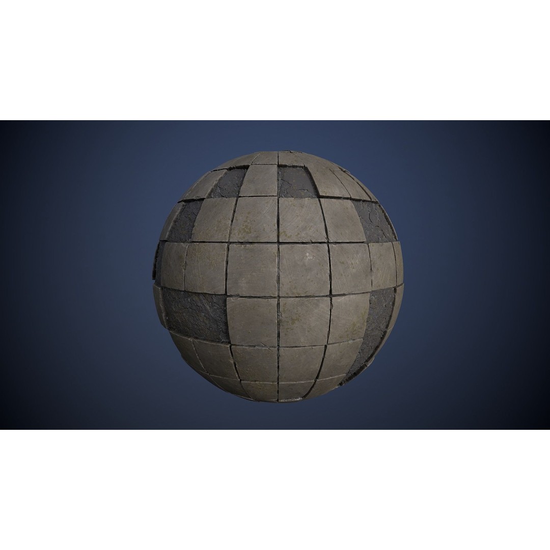 Post-Apocalyptic Environment Set 3D Model – PBR Textures, 25 Materials - View 12