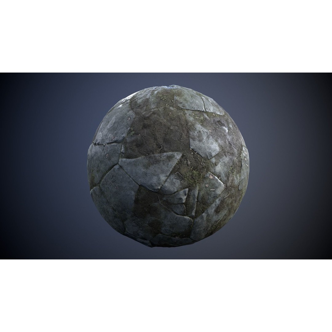 Post-Apocalyptic Environment Set 3D Model – PBR Textures, 25 Materials - View 15