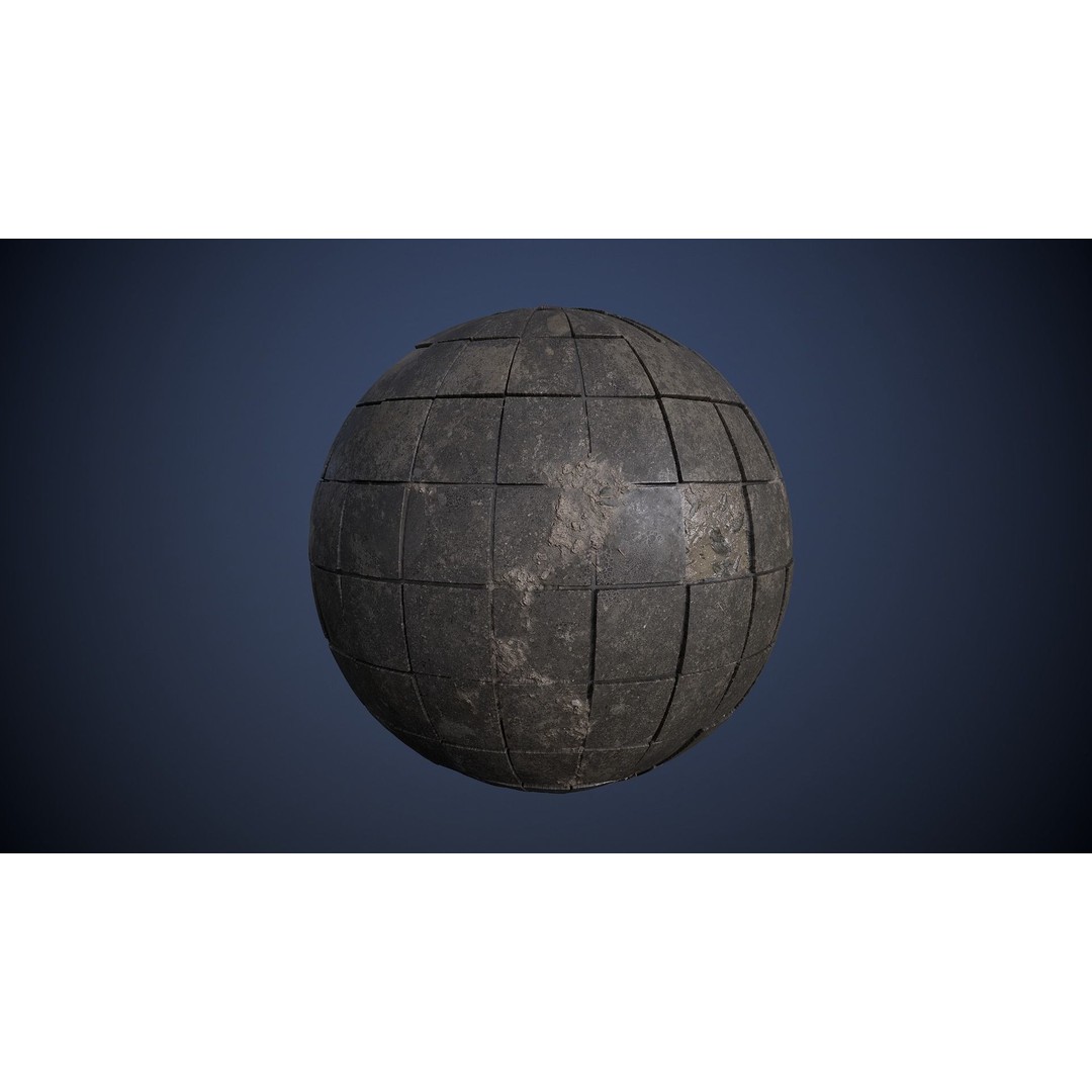Post-Apocalyptic Environment Set 3D Model – PBR Textures, 25 Materials - View 20