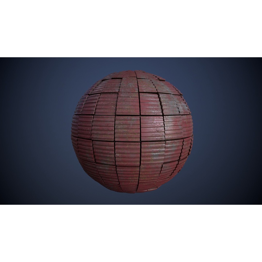 Post-Apocalyptic Environment Set 3D Model – PBR Textures, 25 Materials - View 22