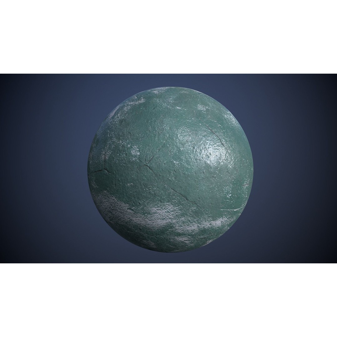 Post-Apocalyptic Environment Set 3D Model – PBR Textures, 25 Materials - View 3
