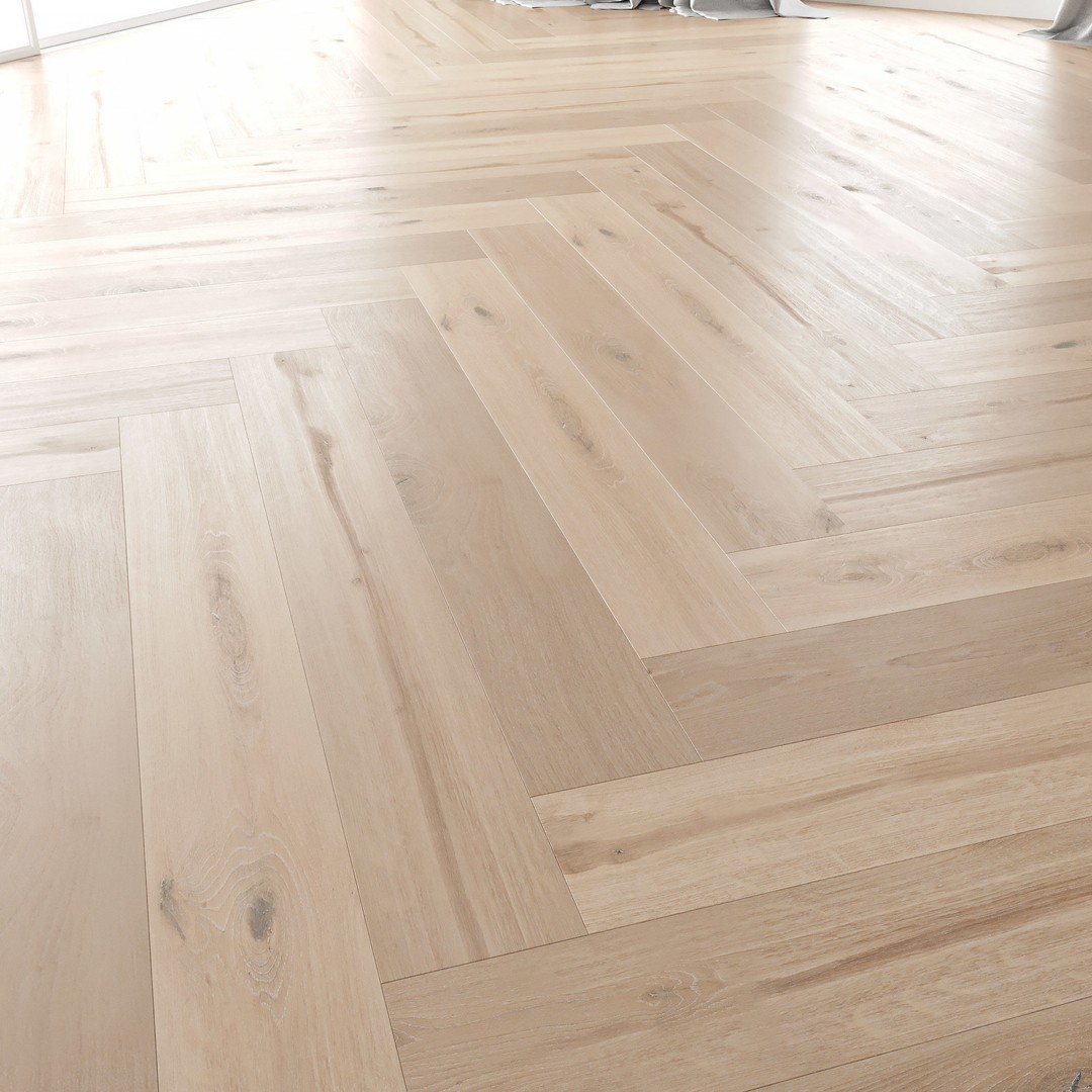 Wood Floor 3D Model – High Quality Oak Textures, FBX, OBJ - View 4