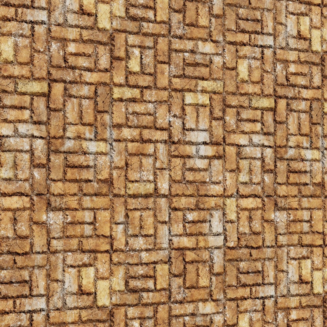 Brick Wall Texture Collection 3D Model – 8K PBR Textures, 9 Variations