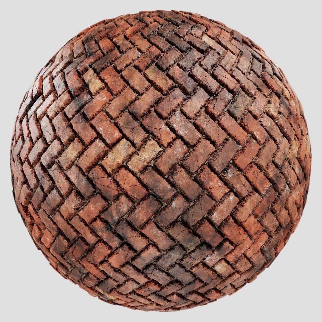 Brick Wall Texture Collection 3D Model – 8K PBR Textures, 9 Variations - View 11