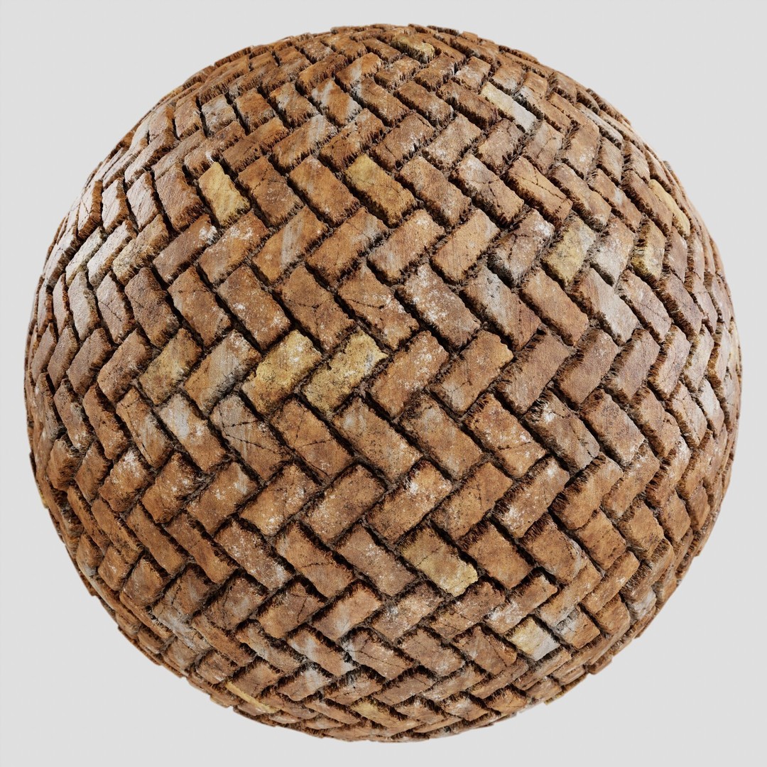 Brick Wall Texture Collection 3D Model – 8K PBR Textures, 9 Variations - View 13