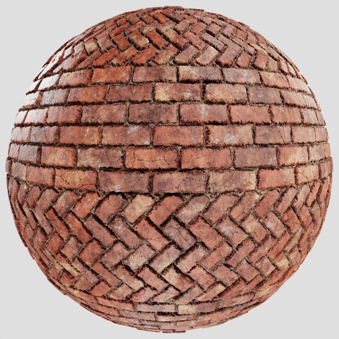 Brick Wall Texture Collection 3D Model – 8K PBR Textures, 9 Variations - View 3