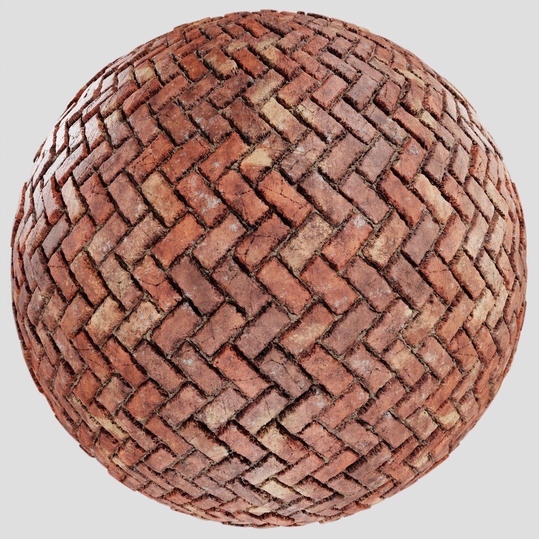 Brick Wall Texture Collection 3D Model – 8K PBR Textures, 9 Variations - View 9