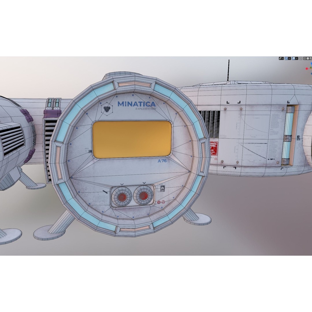 Mars Colony 3D Model – Low Poly Unreal Engine Asset, PBR Textures - View 19