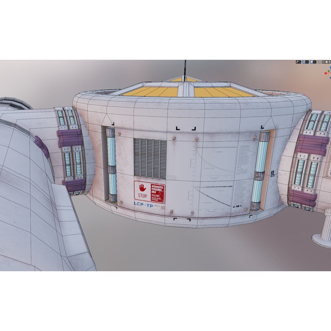Mars Colony 3D Model – Low Poly Unreal Engine Asset, PBR Textures - View 23