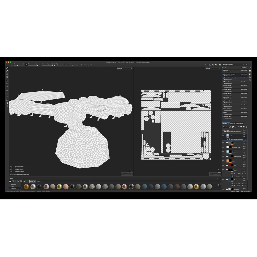 Mars Colony 3D Model – Low Poly Unreal Engine Asset, PBR Textures - View 35