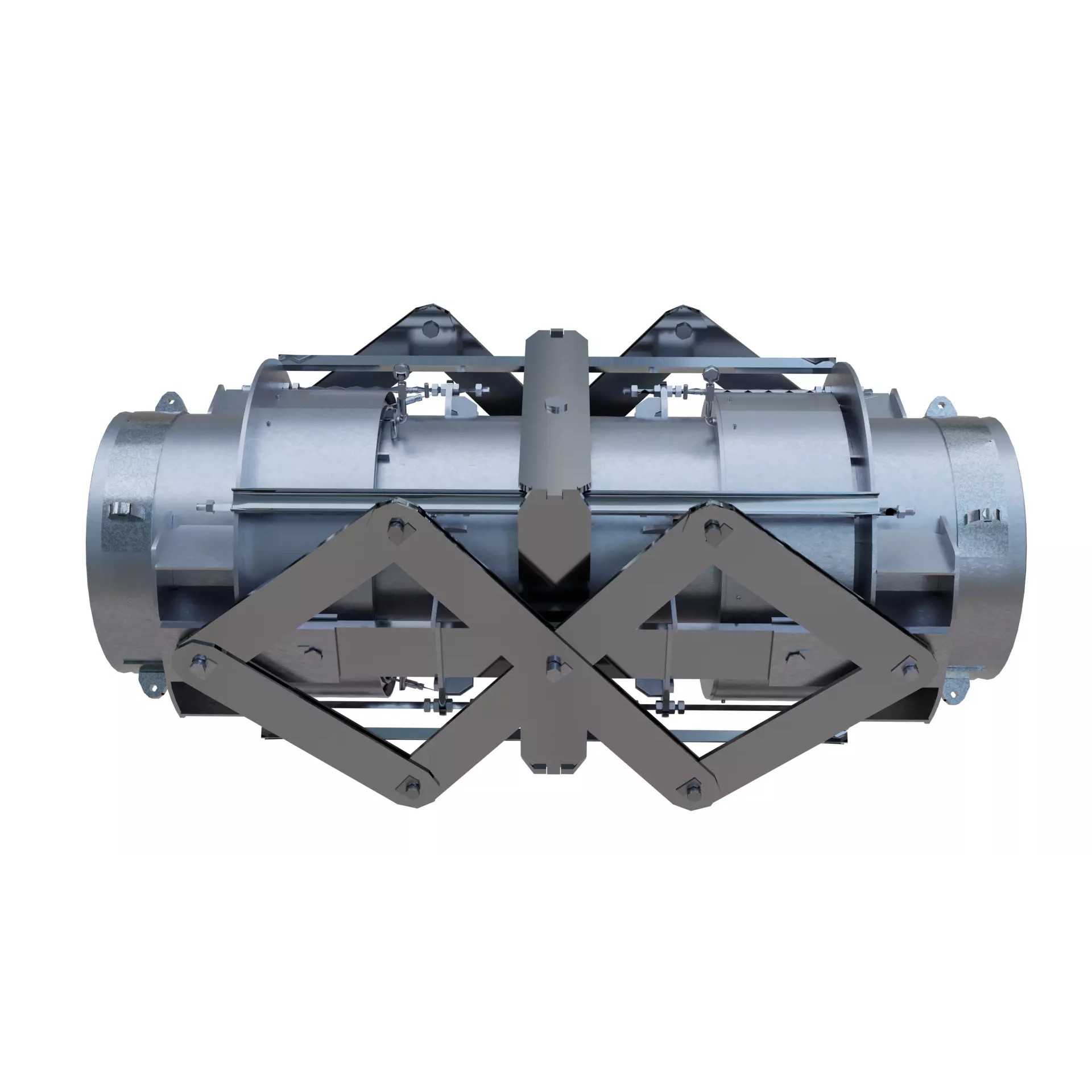 Heavy-Duty Pipeline Expansion Bellows - 3D Model - View 5