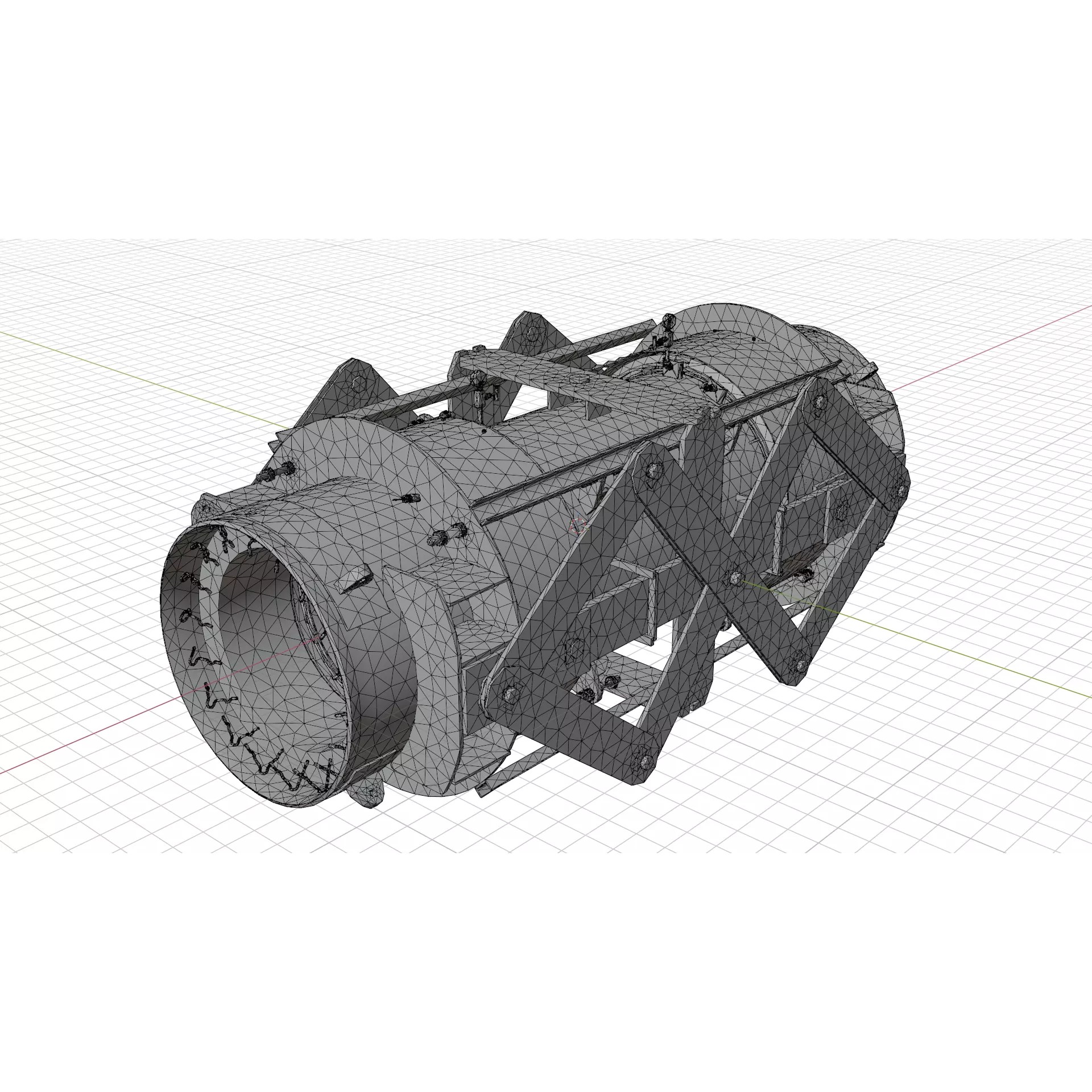 Heavy-Duty Pipeline Expansion Bellows - 3D Model - View 6