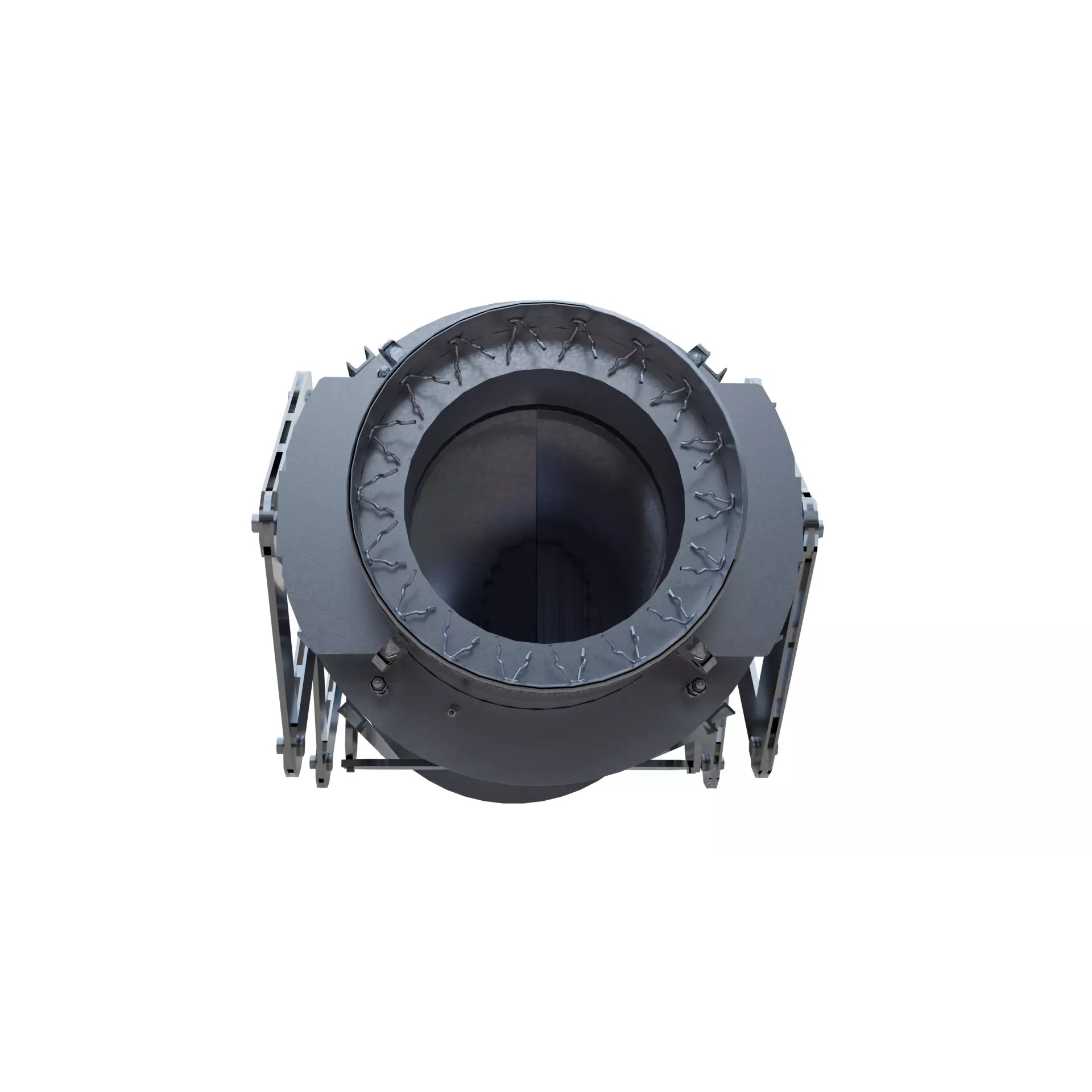 Heavy-Duty Pipeline Expansion Bellows - 3D Model - View 7