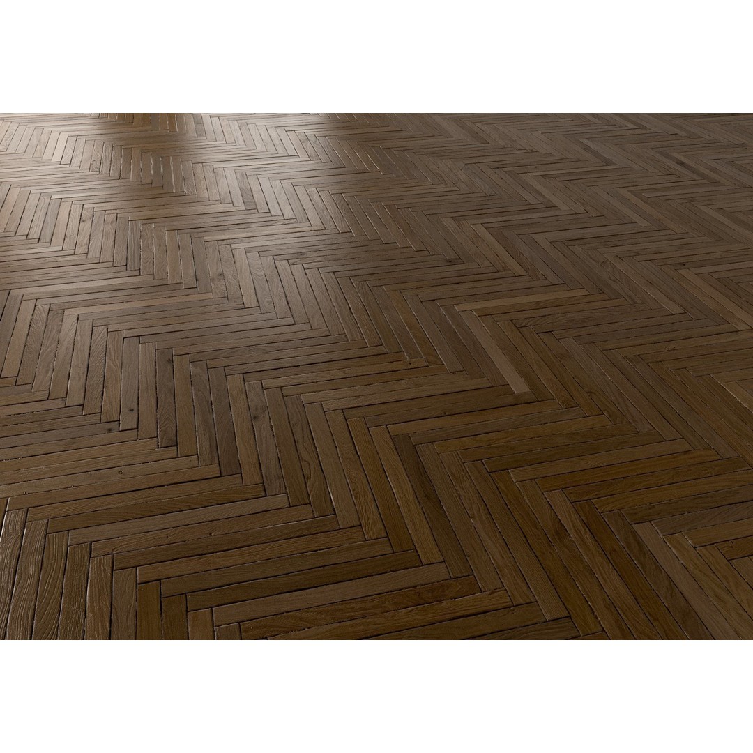 Herringbone Parquet 3D Model – 8K Seamless PBR Textures, Game Ready - View 20