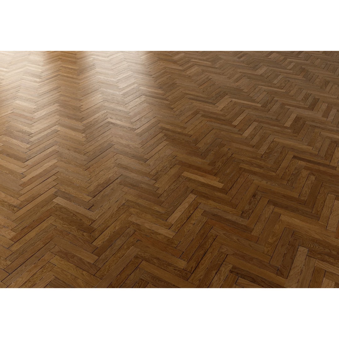 Herringbone Parquet 3D Model – 8K Seamless PBR Textures, Game Ready - View 28