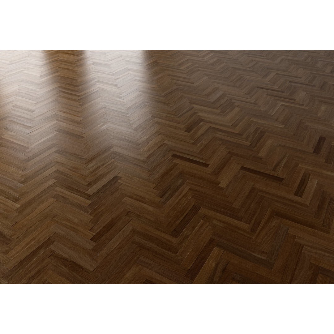Herringbone Parquet 3D Model – 8K Seamless PBR Textures, Game Ready - View 32