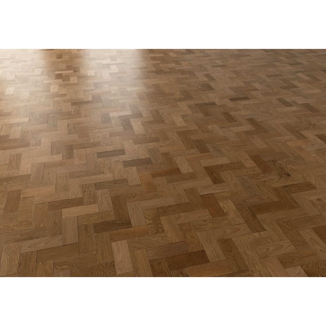 Herringbone Parquet 3D Model – 8K Seamless PBR Textures, Game Ready - View 38