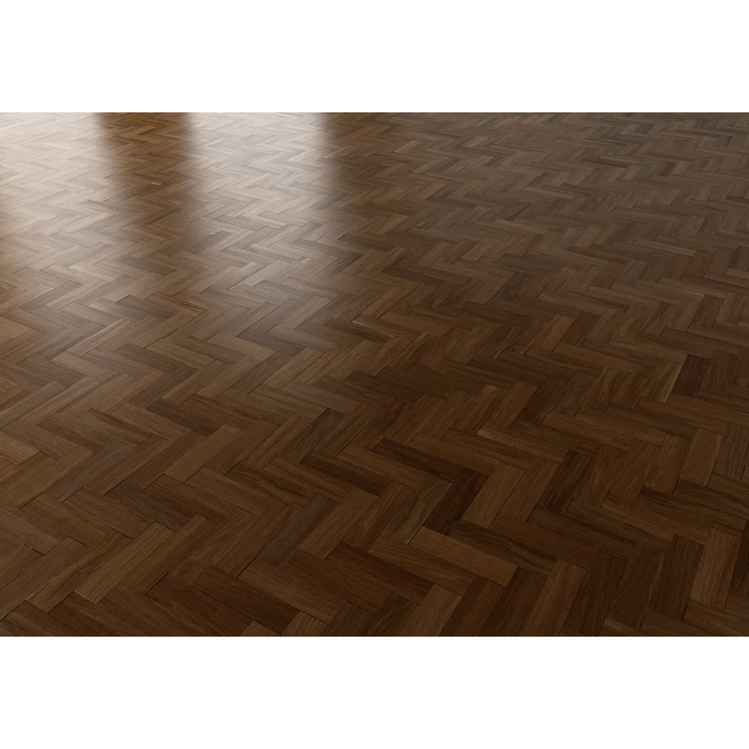Herringbone Parquet 3D Model – 8K Seamless PBR Textures, Game Ready - View 46