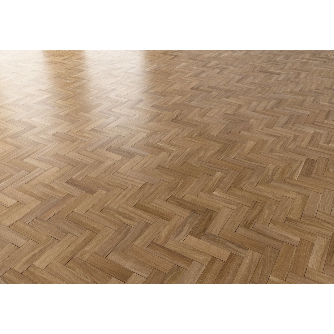 Herringbone Parquet 3D Model – 8K Seamless PBR Textures, Game Ready - View 48