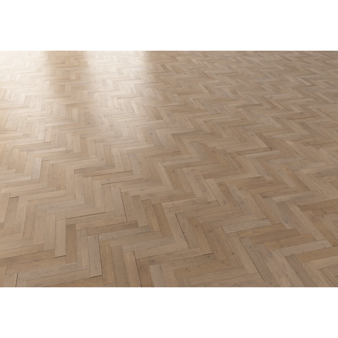 Herringbone Parquet 3D Model – 8K Seamless PBR Textures, Game Ready - View 6