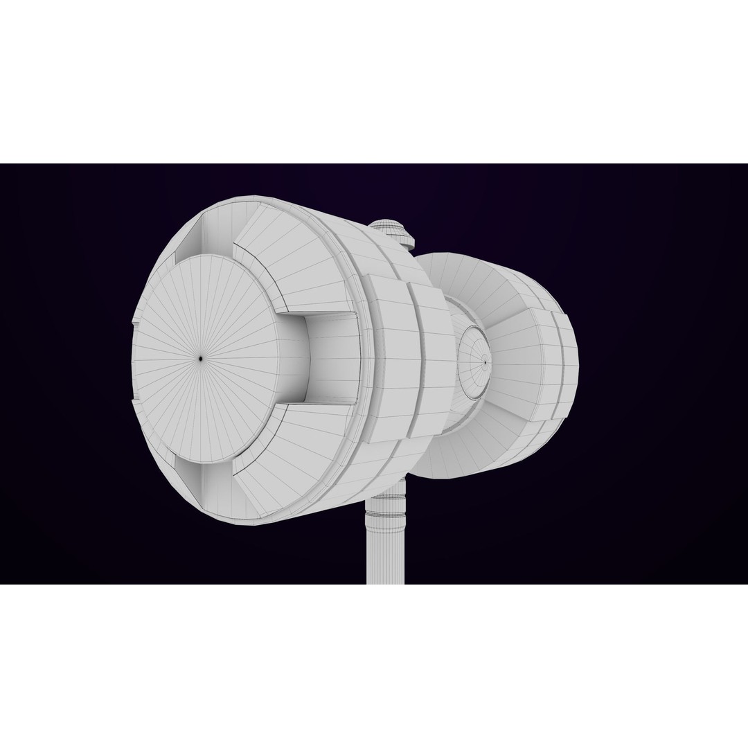 Sci-Fi Battle Hammer 3D Model – Low Poly PBR Game Asset, FBX - View 25