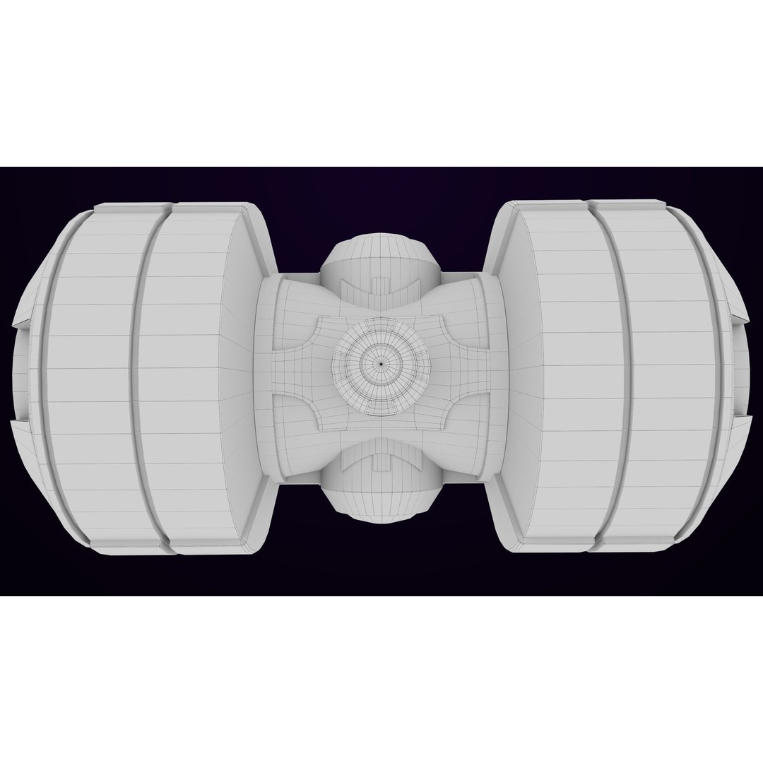 Sci-Fi Battle Hammer 3D Model – Low Poly PBR Game Asset, FBX - View 26