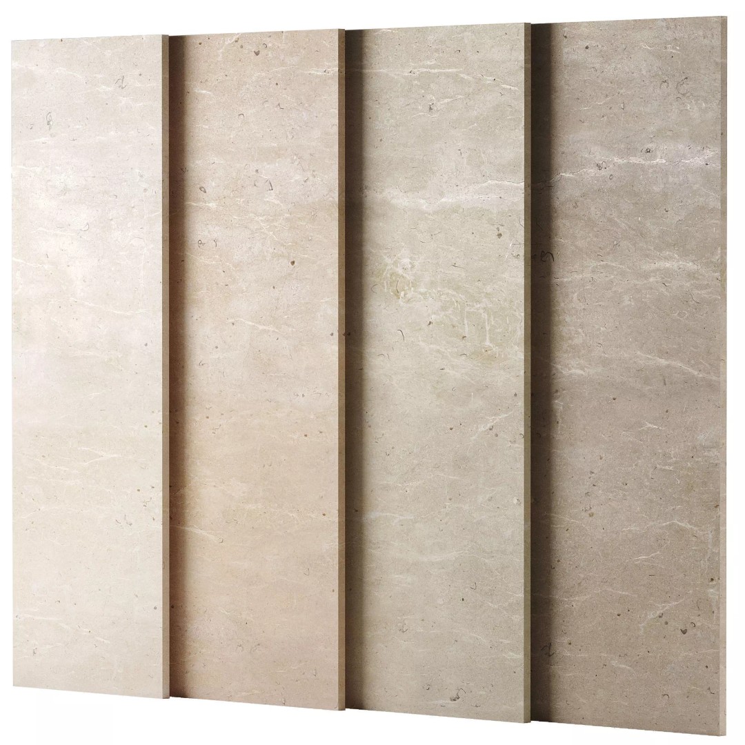 Brushed Limestone 3D Model – High Quality PBR Texture, FBX, OBJ - View 2