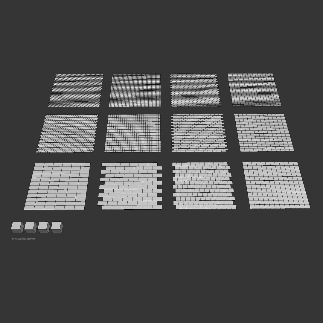 Brushed Limestone 3D Model – High-Quality PBR Texture, FBX, OBJ - View 11