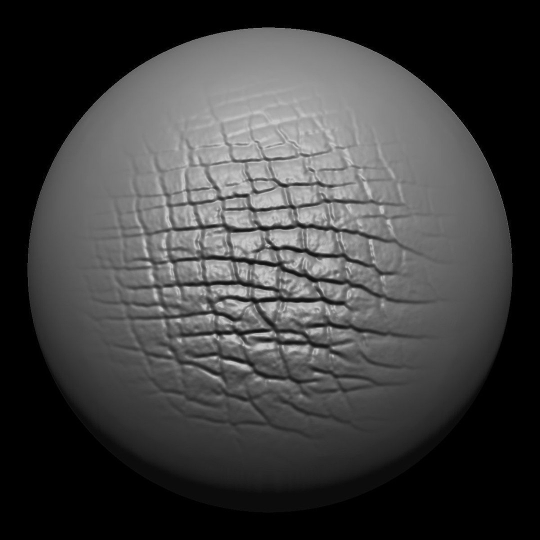 Leather Textures 3D Model – 70 Alpha Textures & 30 Brushes for ZBrush - View 15