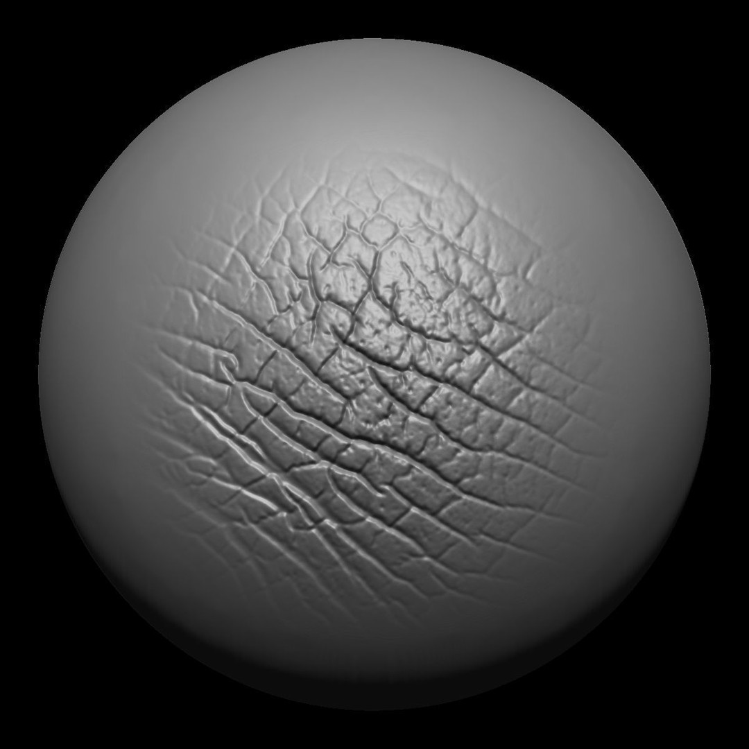 Leather Textures 3D Model – 70 Alpha Textures & 30 Brushes for ZBrush - View 18