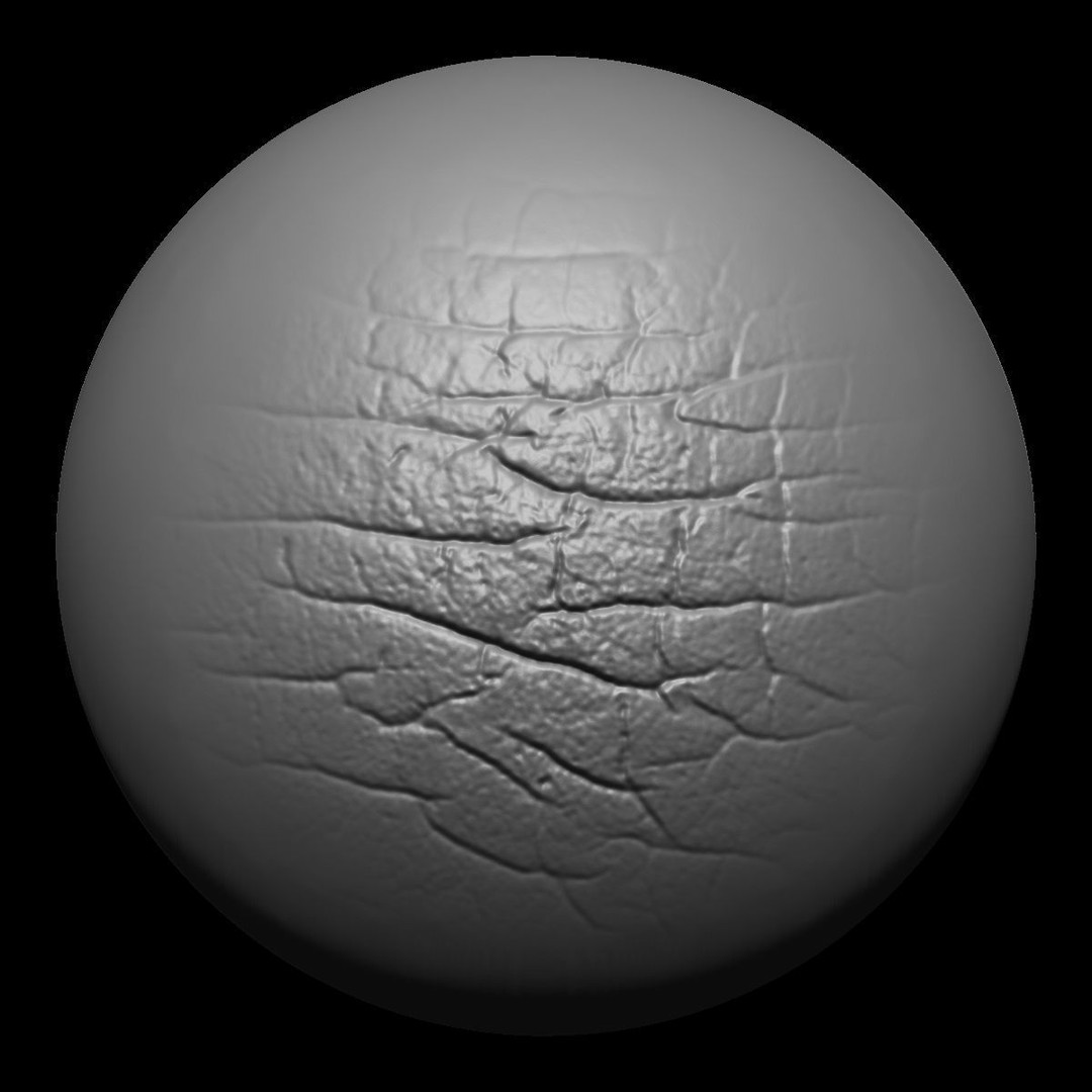 Leather Textures 3D Model – 70 Alpha Textures & 30 Brushes for ZBrush - View 20