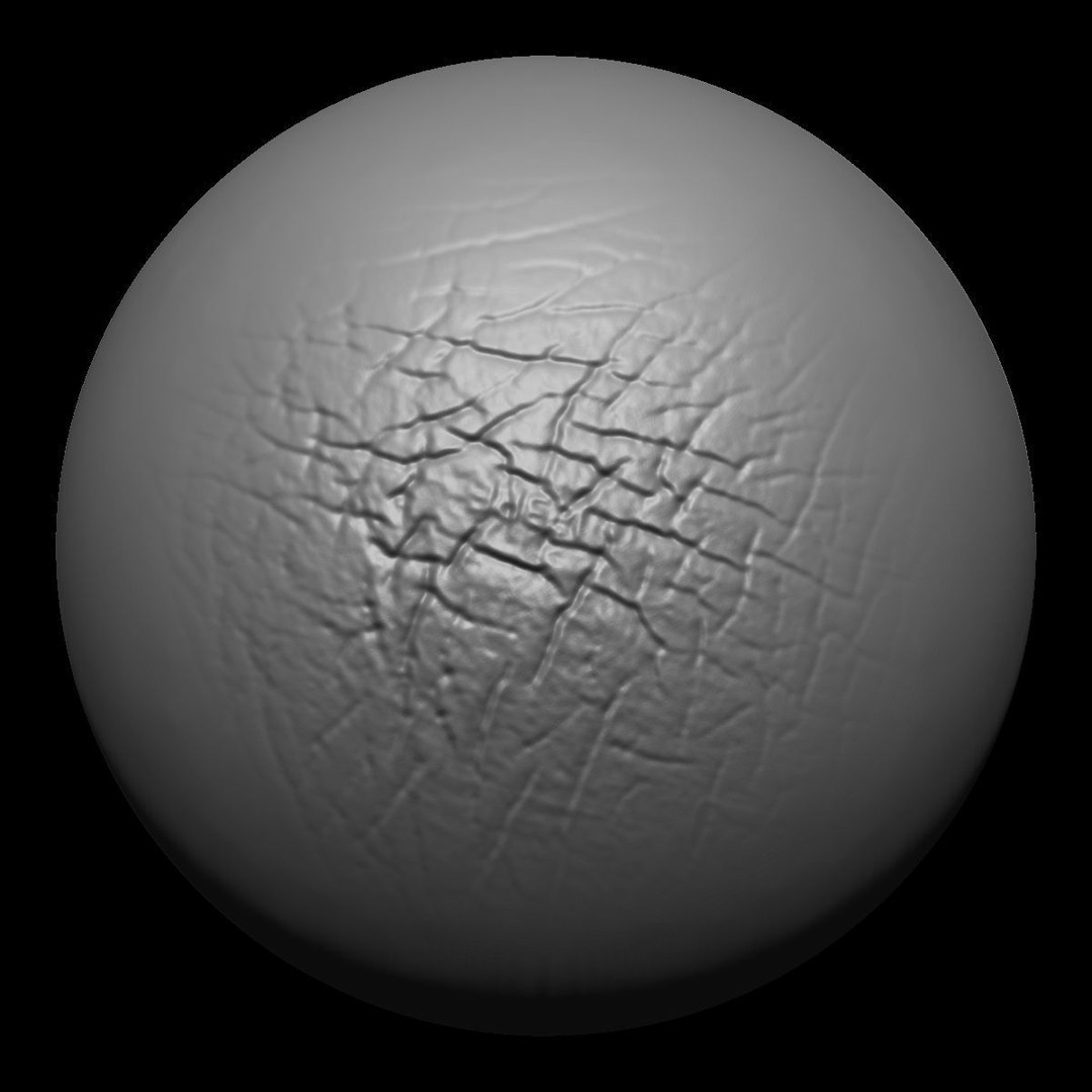 Leather Textures 3D Model – 70 Alpha Textures & 30 Brushes for ZBrush - View 24