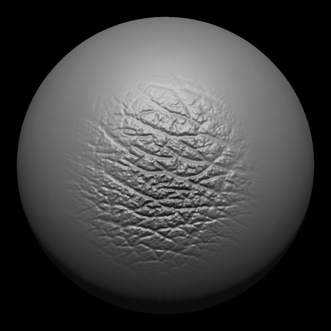 Leather Textures 3D Model – 70 Alpha Textures & 30 Brushes for ZBrush - View 27