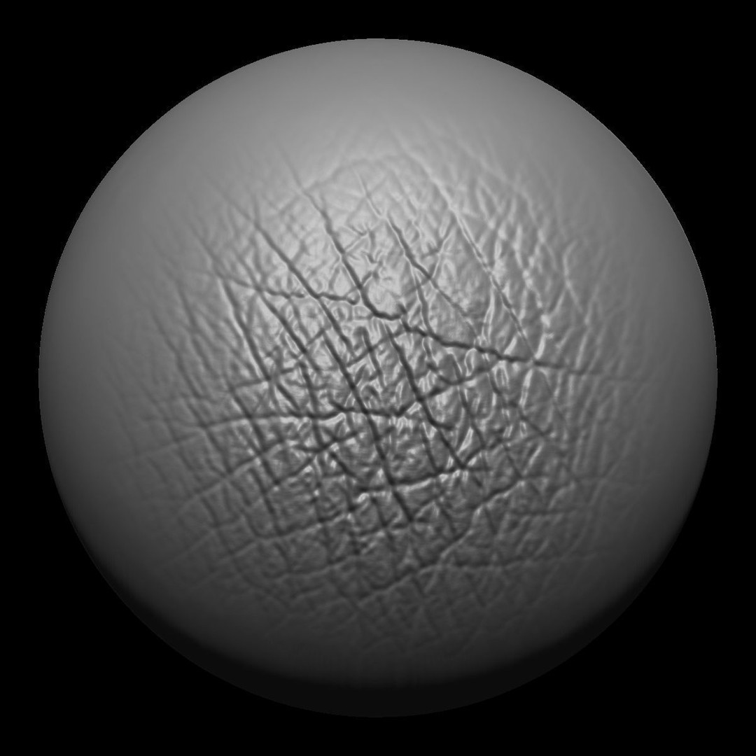 Leather Textures 3D Model – 70 Alpha Textures & 30 Brushes for ZBrush - View 34