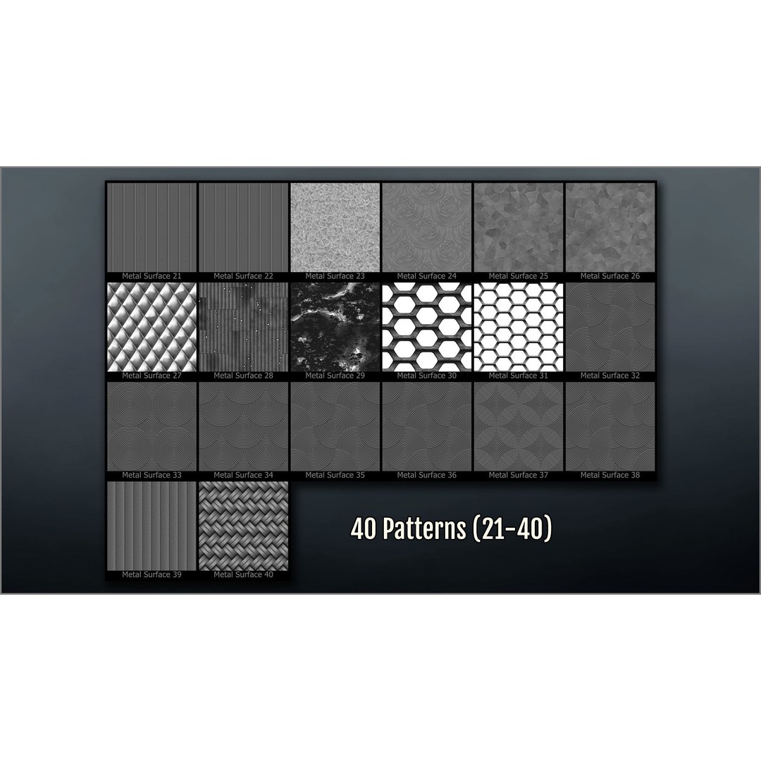 Metal Surface Maker 3D Model – ZBrush Brushes for Sculpting Details - View 15