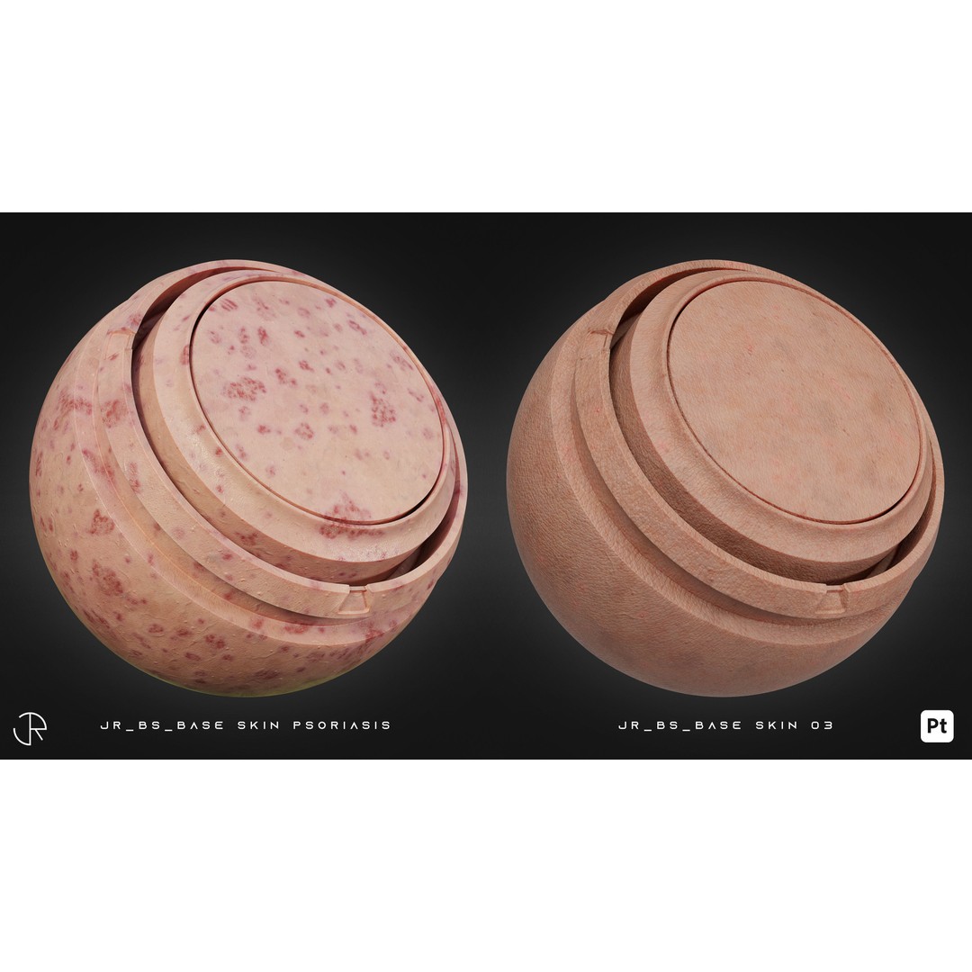Base Skin Smart Material 3D Model – PBR Textures for Substance Painter - View 15