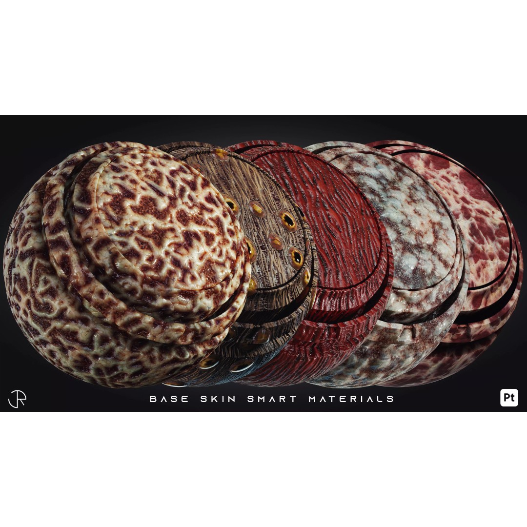 Base Skin Smart Material 3D Model – PBR Textures for Substance Painter - View 2