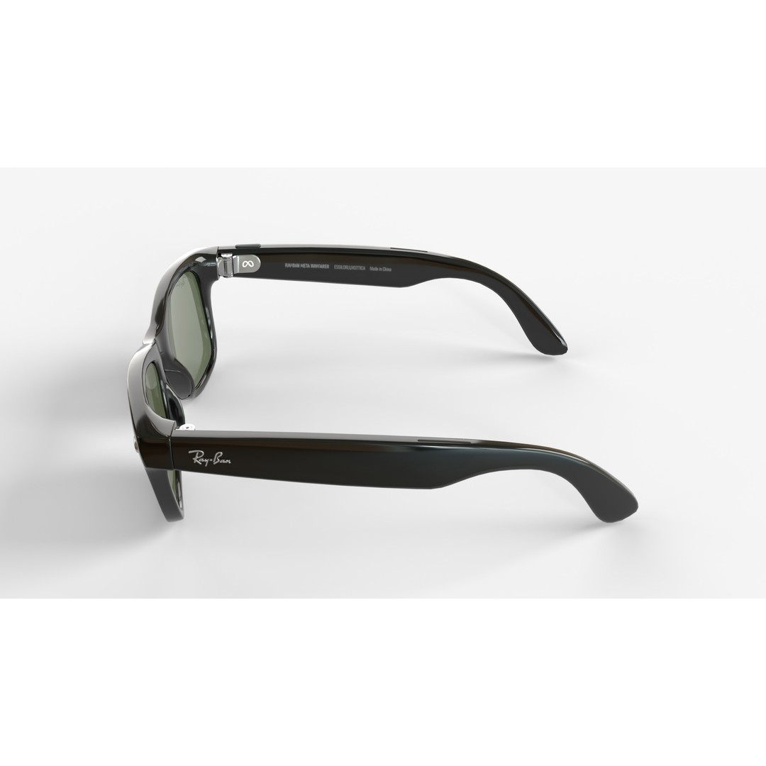 Ray-Ban Meta Wayfarer 3D Model – Matte & Shiny with PBR Textures - View 11