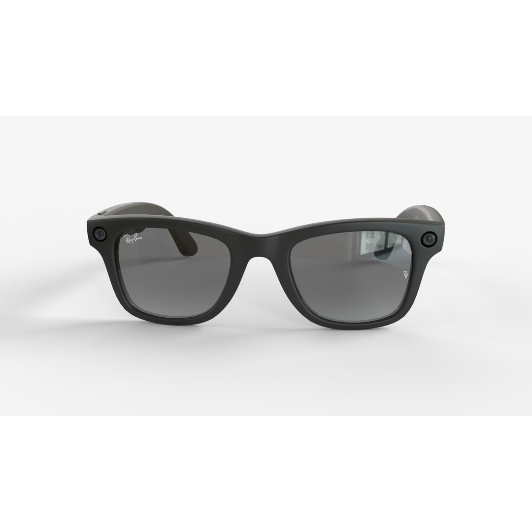 Ray-Ban Meta Wayfarer 3D Model – Matte & Shiny with PBR Textures - View 13