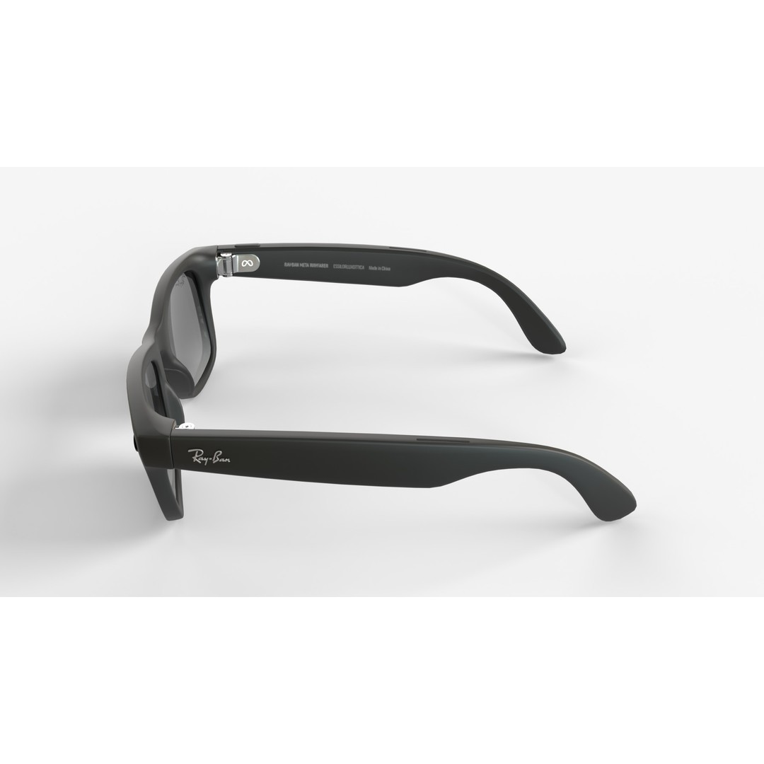 Ray-Ban Meta Wayfarer 3D Model – Matte & Shiny with PBR Textures - View 14