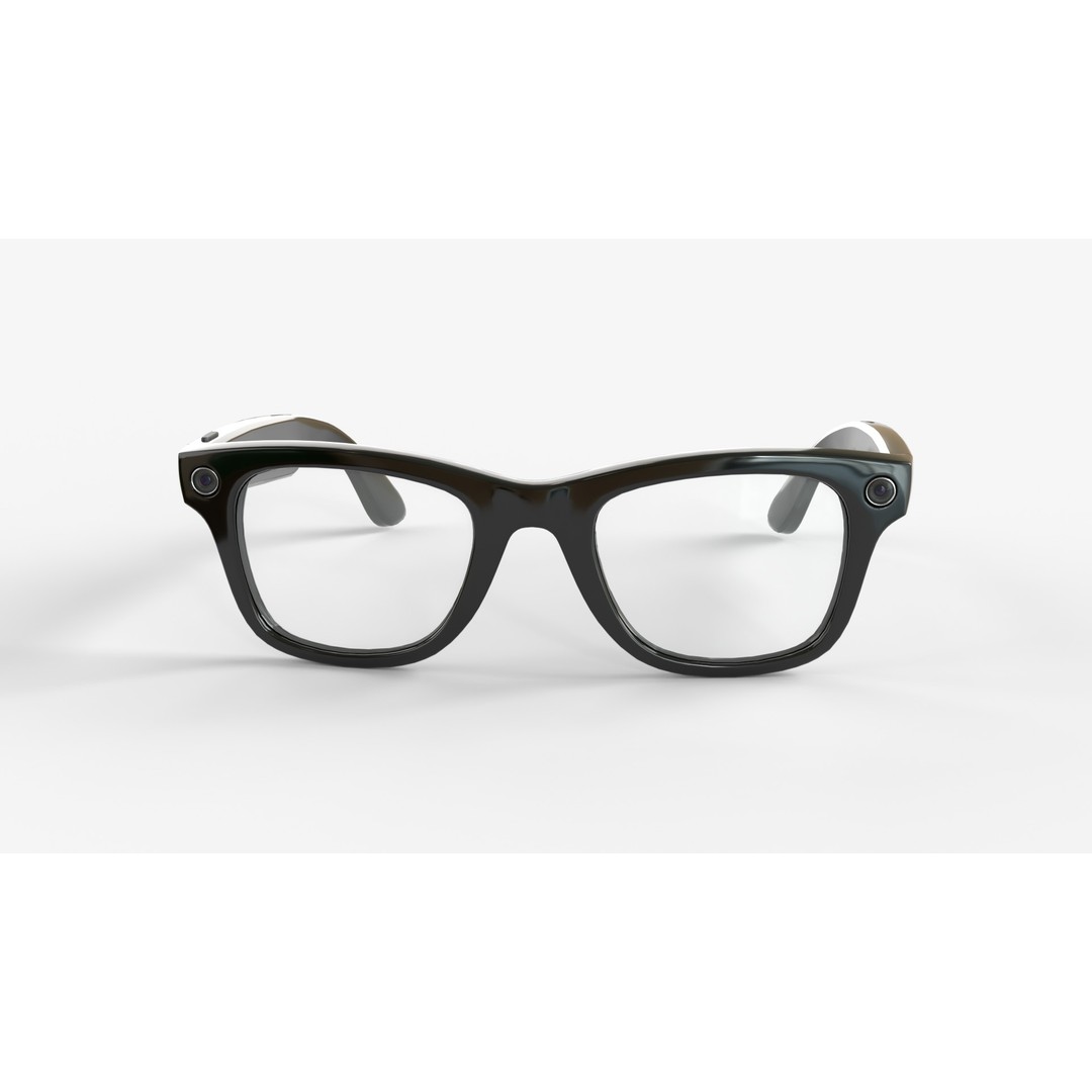 Ray-Ban Meta Wayfarer 3D Model – Matte & Shiny with PBR Textures - View 6