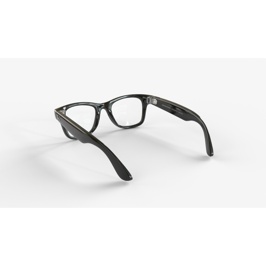 Ray-Ban Meta Wayfarer 3D Model – Matte & Shiny with PBR Textures - View 8