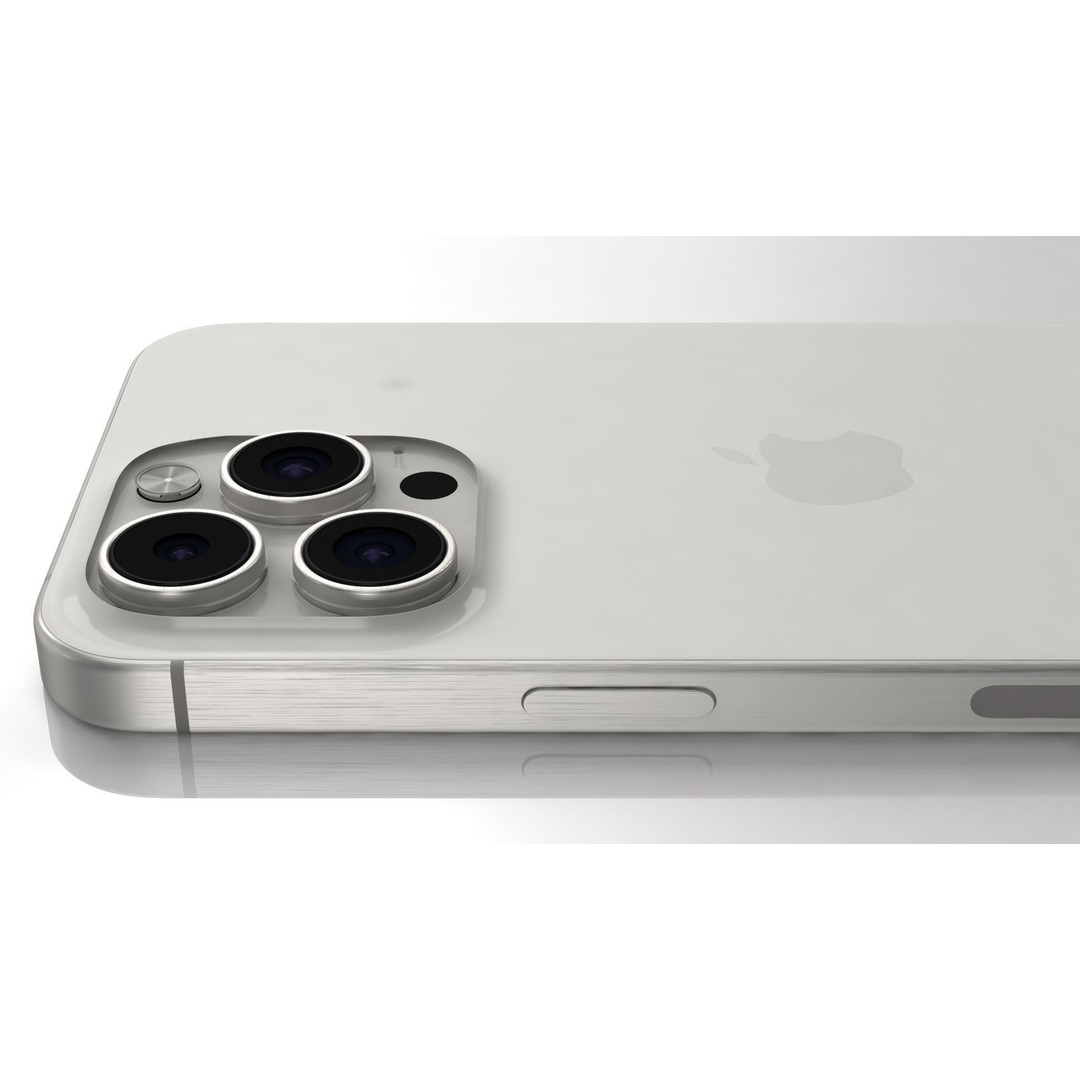 Apple iPhone 15 Pro Max 3D Model – High Poly PBR Game Asset, FBX, OBJ - View 10