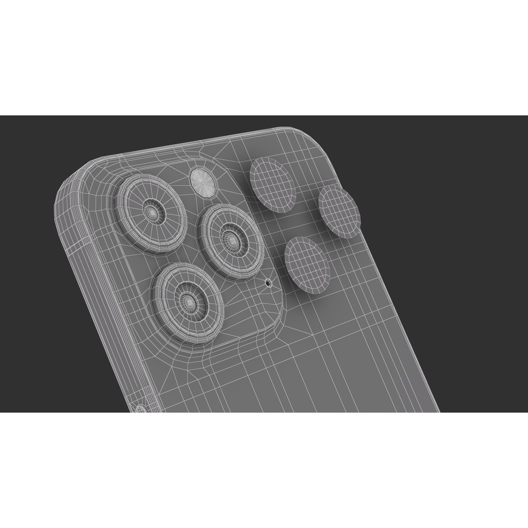 Apple iPhone 15 Pro Max 3D Model – High Poly PBR Game Asset, FBX, OBJ - View 14