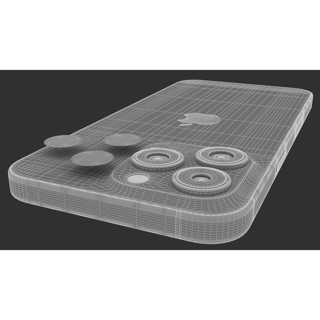 Apple iPhone 15 Pro Max 3D Model – High Poly PBR Game Asset, FBX, OBJ - View 17