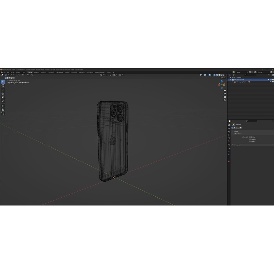 Apple iPhone 15 Pro Max 3D Model – High Poly PBR Game Asset, FBX, OBJ - View 21