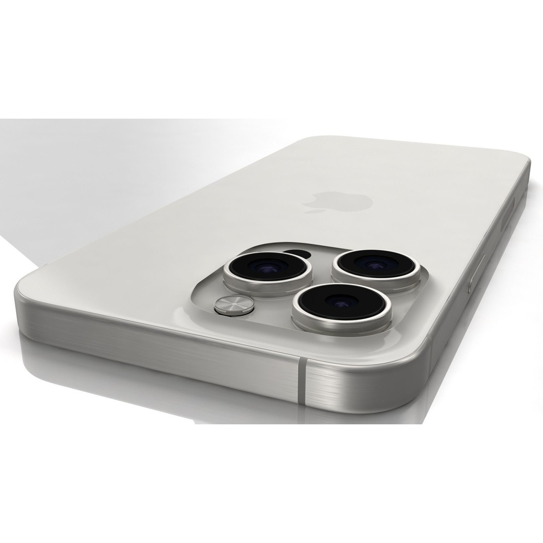 Apple iPhone 15 Pro Max 3D Model – High Poly PBR Game Asset, FBX, OBJ - View 7