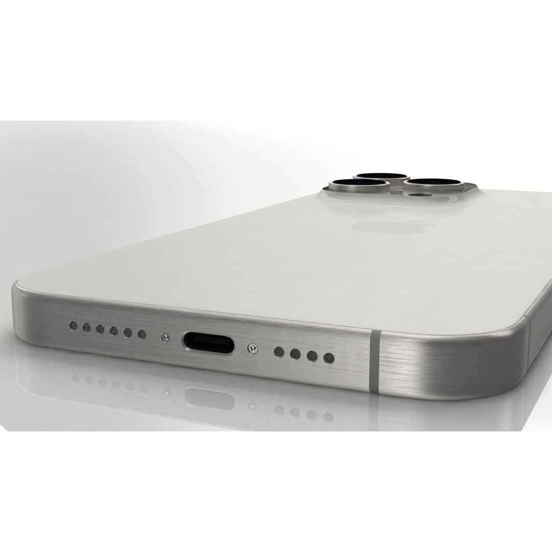 Apple iPhone 15 Pro Max 3D Model – High Poly PBR Game Asset, FBX, OBJ - View 8