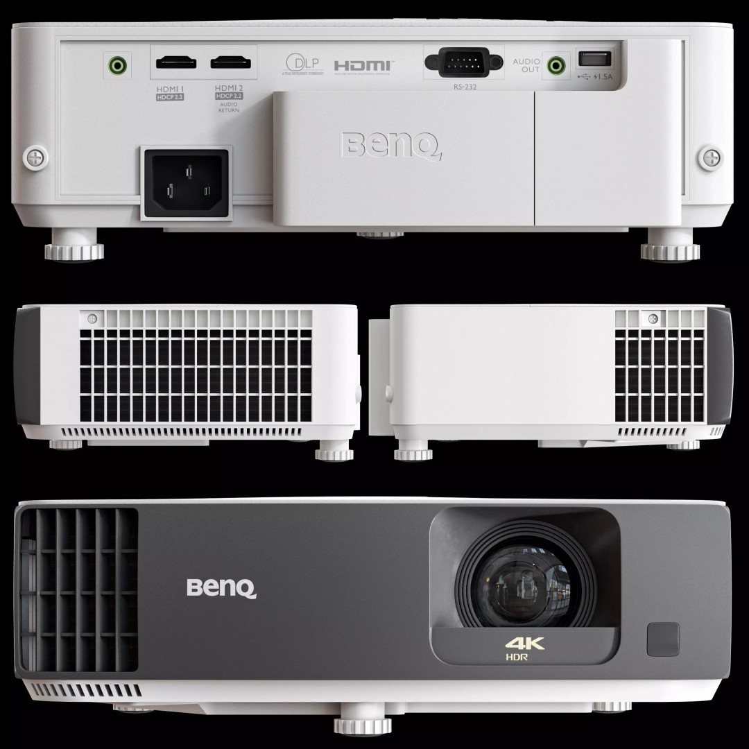 BenQ TK700STi Digital Projector 3D Model – High-Quality PBR Asset - View 3